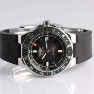 Breitling Super Ocean GMT Limited Edition Green Bezel - Reference A32380 - SOLD