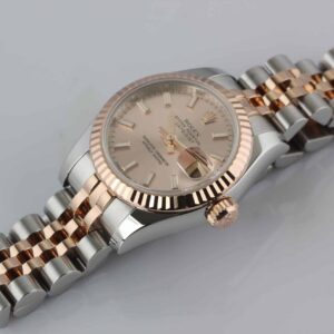 Rolex Lady DateJust 18k Pink Gold/SS - Reference 179171 Pink Index - SOLD
