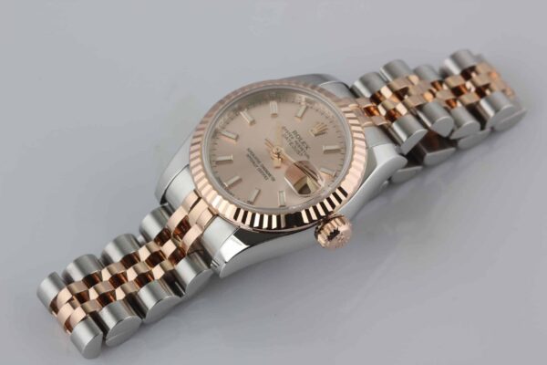 Rolex Lady DateJust 18k Pink Gold/SS - Reference 179171 Pink Index - SOLD