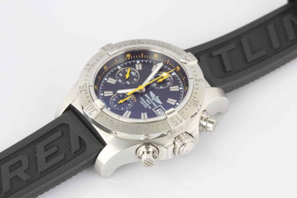 Breitling Skyland Avenger Ltd Edition 1000 Pieces On Rubber "Code Yellow" SS - Reference A13380 - 2013 - SOLD