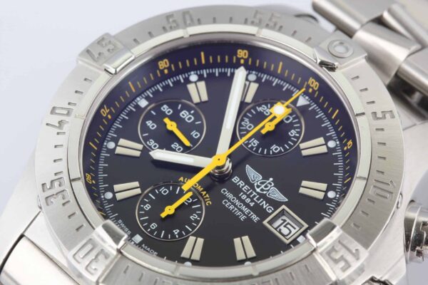 Breitling Skyland Avenger Ltd Edition 1000 Pieces On Bracelet "Code Yellow" SS - Reference A13380 - 2013 - SOLD