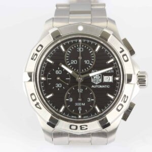 TAG Heuer Aquaracer Chronograph Automatic SS Black Dial - Reference CAP2110 - SOLD