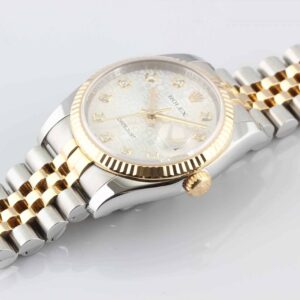 Rolex DateJust 18K/SS Yellow Gold Diamond Jubilee Dial Reference 116233 - Random Serial - SOLD