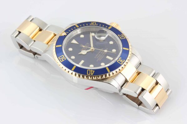 Rolex Submariner Reference 18k/SS Reference 16613 - M Serial Rolex Engraved - SOLD