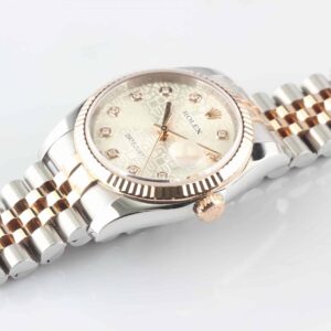 Rolex Datejust 18K/SS Rose Gold Diamond Jubilee Dial Reference 116231 - Random Serial - SOLD