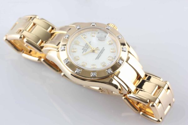 Rolex Lady DateJust Pearlmaster Masterpiece 18k Diamond Dial Diamond Bezel - Reference 80318 - SOLD