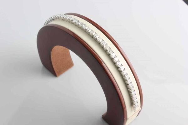 Royal Asscher Original Diamond Tennis Bracelet - Platinum Setting 15.66 Carat - POA