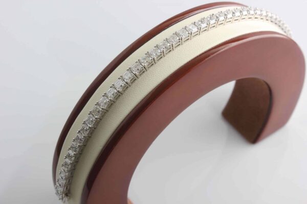 Royal Asscher Original Diamond Tennis Bracelet - Platinum Setting 15.66 Carat - POA