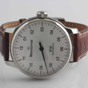 MeisterSinger N0'3 White Dial Automatic - Reference AM901