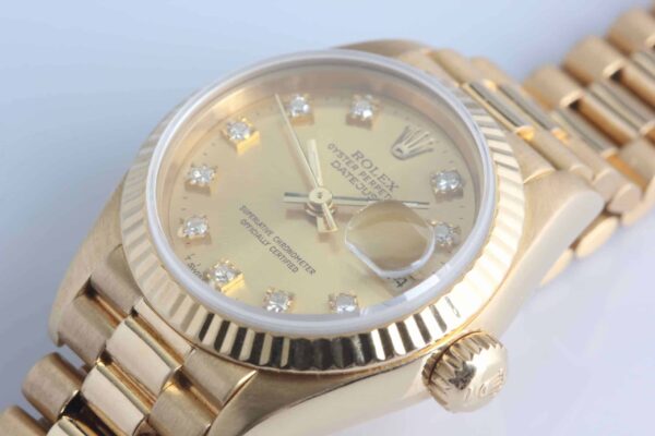 Rolex 18k Lady President Diamond Dial - Reference 69178 - SOLD