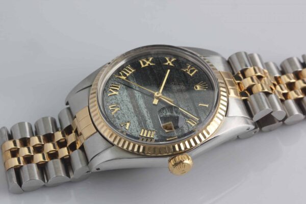Rolex DateJust 18K/SS Rare Rolex Stone Dial - Reference 16013 - SOLD