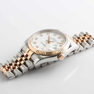 Rolex Datejust 18k Rose Gold SS - Reference 116231 Diamond Dial - SOLD