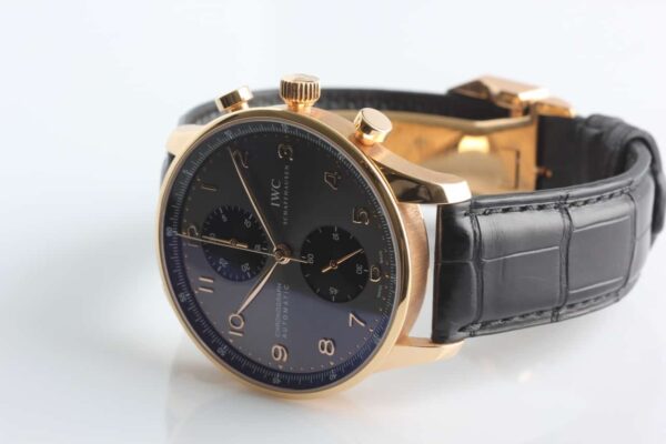 IWC Schaffhausen 18k Rose Gold Portuguese Chronograph - Reference IW371482 - SOLD