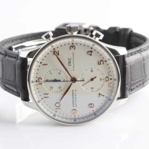 IWC Schaffhausen SS Portuguese Chronograph - Reference IW371401 - SOLD