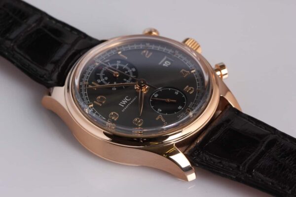 IWC 18K Rose Gold Portugieser Chronograph Classic - Reference 390405 - SOLD