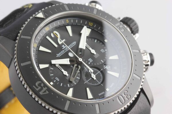 Jaeger LeCoultre JLC Master Compressor Navy Seals Chronograph GMT Titanium PVD - Reference 178T471 - SOLD