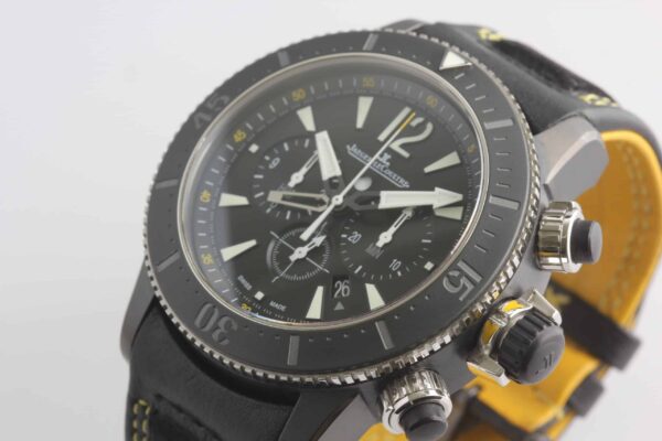Jaeger LeCoultre JLC Master Compressor Navy Seals Chronograph GMT Titanium PVD - Reference 178T471 - SOLD