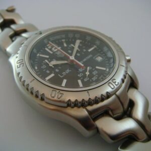 Tag Heuer Link Chronograph Reference CT1111-0 Black Dial - SOLD