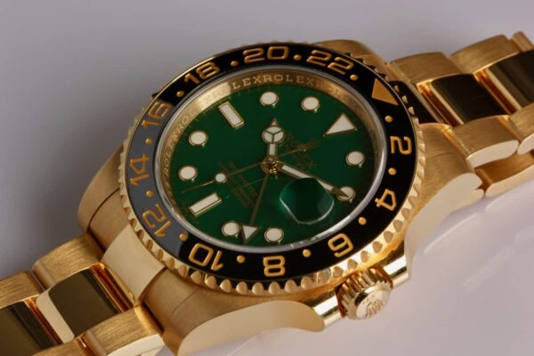Rolex GMT Master II 18K Anniversary Edition Green Dial - Reference 116718 - SOLD