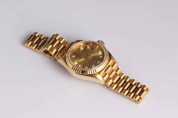 Rolex 18K Lady President Factory Diamond Dial - Reference 69178 - SOLD