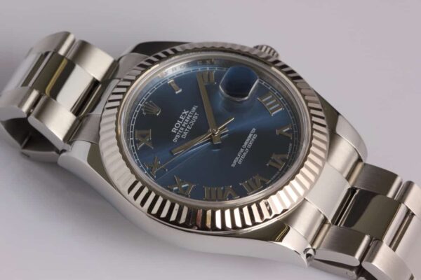 Rolex Datejust 41mm Blue Roman Dial - Reference 116334 - SOLD