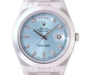 Rolex Day Date II President 41mm - PLATINUM - DIAMOND DIAL - Reference 218206 - POA