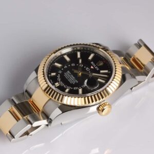 Rolex Skydweller 18K/SS Black Dial - Reference 326933 NEW